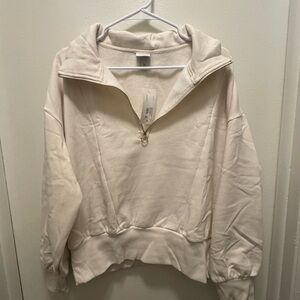 a new day Cream Fleece Pullover